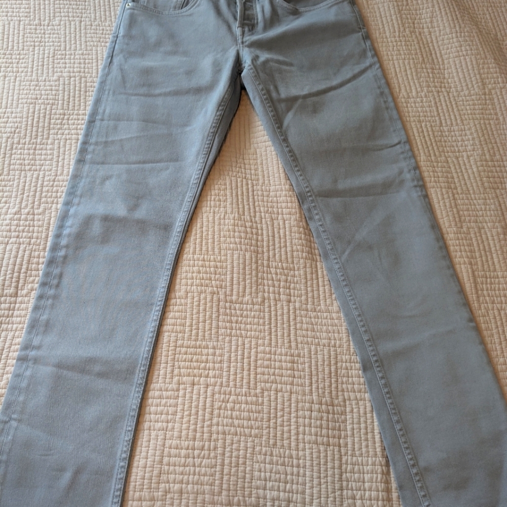 Tom Ford sz 28 mens button up 5 pocket pant light blue slim